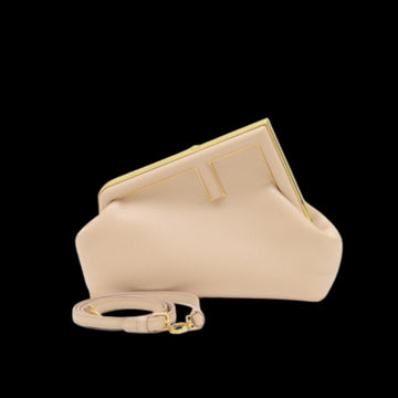 Pink Leather Fendi Shoulder Bag