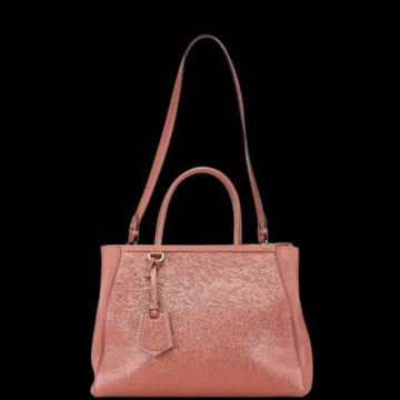Pink Leather Fendi Tote