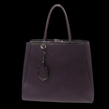 Purple Leather Fendi Tote