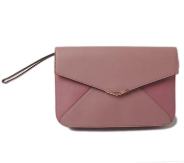 Purple Leather Fendi Clutch