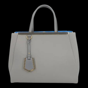 White Canvas Fendi Handbag