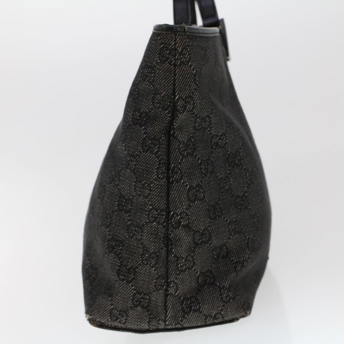 GUCCI EC Canvas Tote Bag Gray  fm2501