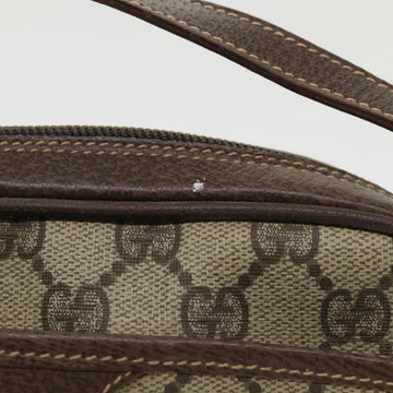 GUCCI EC Canvas Shoulder Bag PVC Leather Beige 001.58.6594  fm2522