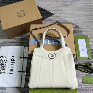 EC 745918 totes Handbag 28cm white/Genuine Leather
