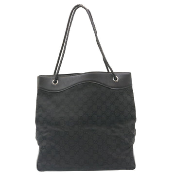GUCCI CS Canvas Shoulder Bag Canvas Black  am1813g