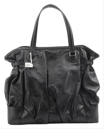 G*G CS Leather Black Calfskin Tote