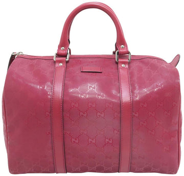 G*G Joy Boston Bag CS Imprimé Deepred Coated Canvas Tote