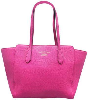 G*G Swing Small Maroon Calfskin Tote