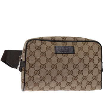 Beige Canvas Gucci Belt Bag