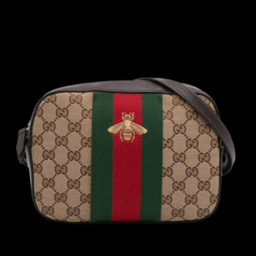 Beige Canvas Gucci Crossbody Bag