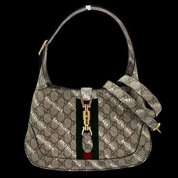 Beige Canvas Gucci Jackie