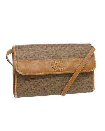 Beige Canvas Gucci Shoulder Bag