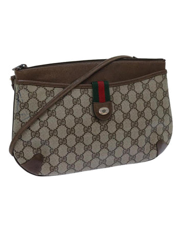 Beige Canvas Gucci Shoulder Bag