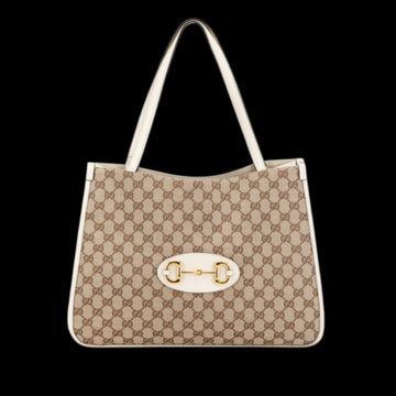 Beige Canvas Gucci Tote