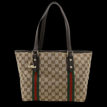 Beige Canvas Gucci Tote