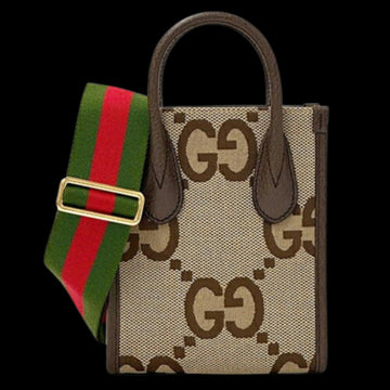 Beige Canvas Gucci Tote