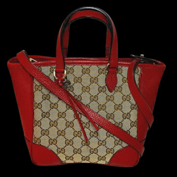 Beige Canvas Gucci Tote