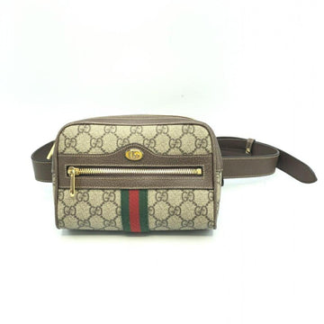 Beige Fabric Gucci Belt Bag