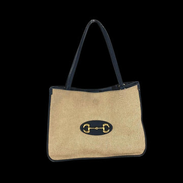 Beige Fabric Gucci Tote