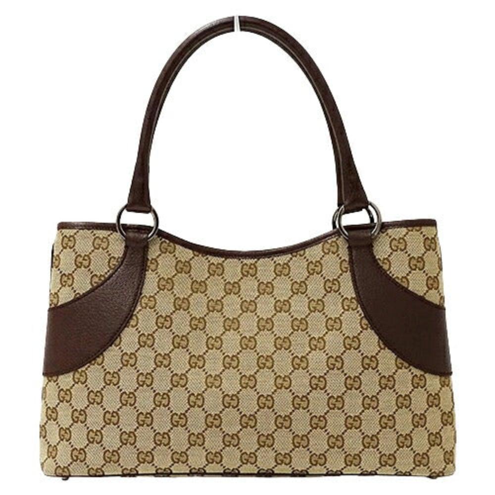 Beige Fabric Gucci Tote