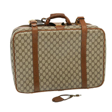 Beige Leather Gucci Boston Bag