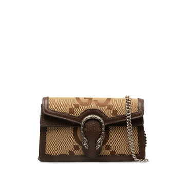 Beige Leather Gucci Dionysus