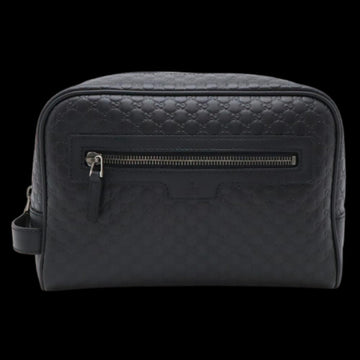 Black Leather Gucci Clutch