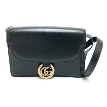 Black Leather Gucci Marmont