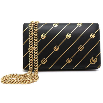Black Leather Gucci Crossbody Bag