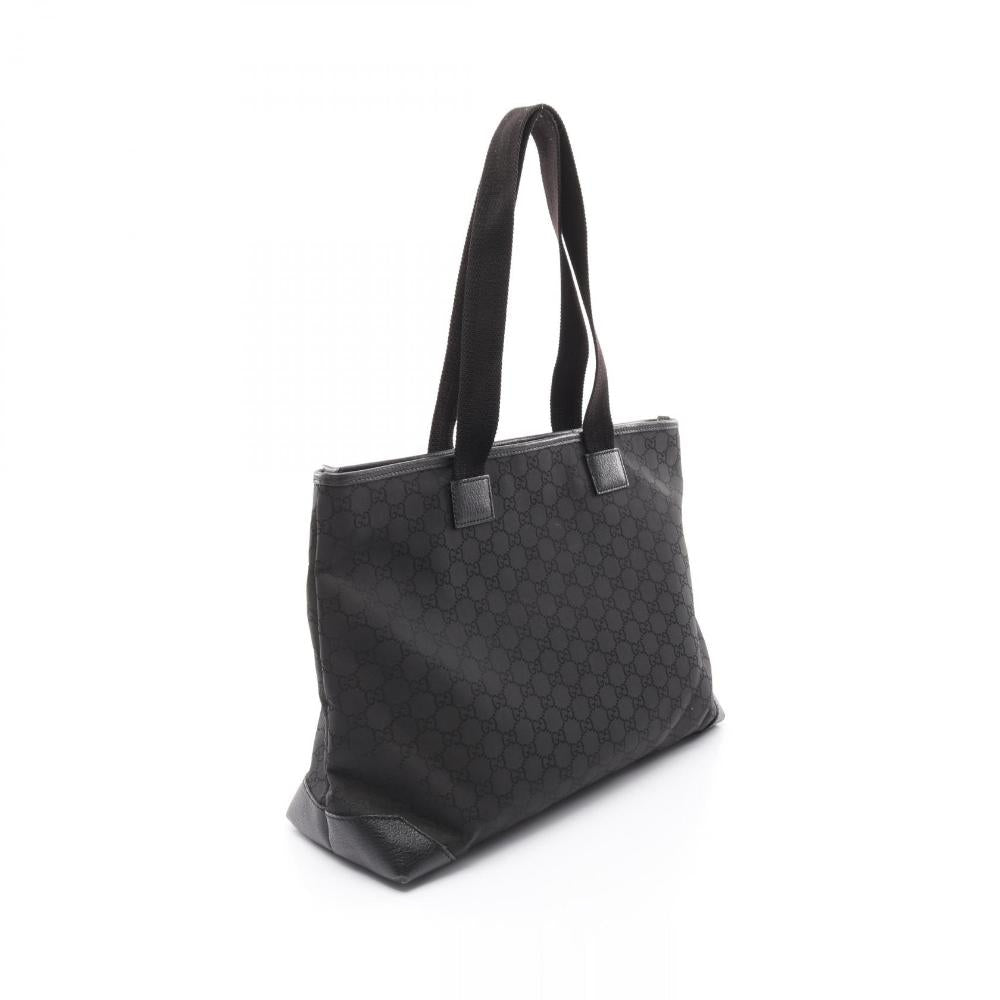 Black Leather Gucci Tote