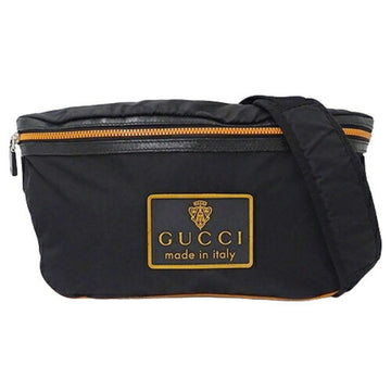 Black Nylon Gucci Belt Bag