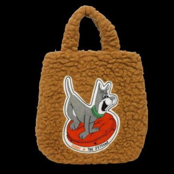 Brown Fabric Gucci Tote