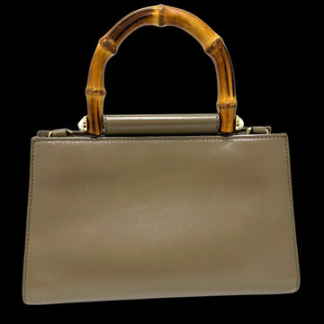 Brown Leather Gucci Handbag