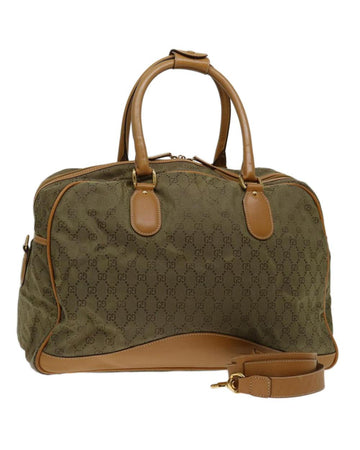 Green Canvas Gucci Handbag