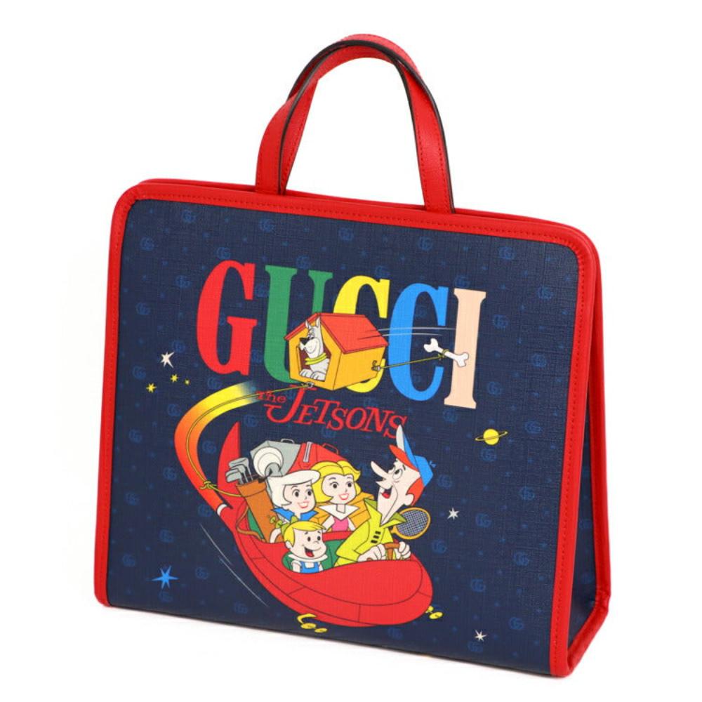 Multicolor Canvas Gucci Tote