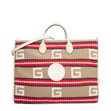 Multicolor Cotton Gucci Handbag