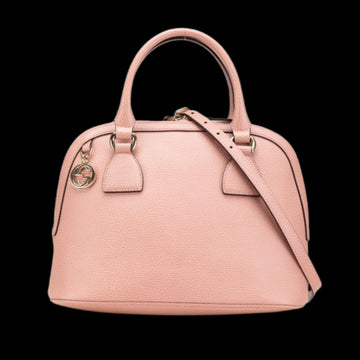Pink Leather Gucci Handbag