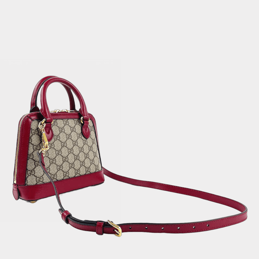 GUCCI 1955 Horsebit Tote Supreme EC w/Red