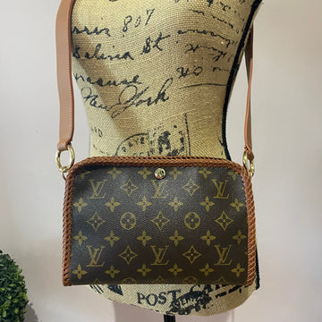 The Osprey -CS Monogram in Whiskey Crossbody Bag
