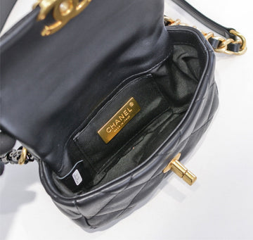Chanel new woman gold/silver strap handbag