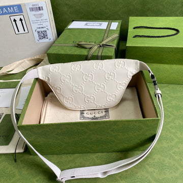 Gucci EC Embossed Belt Bag