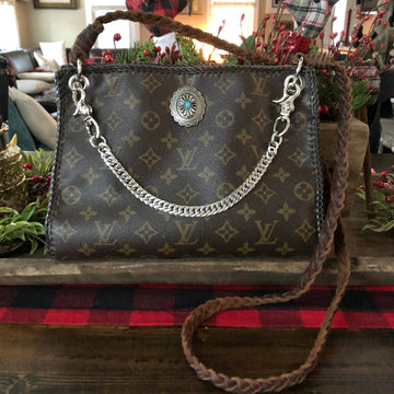 The Swan -VS Monogram Turquoise Crossbody