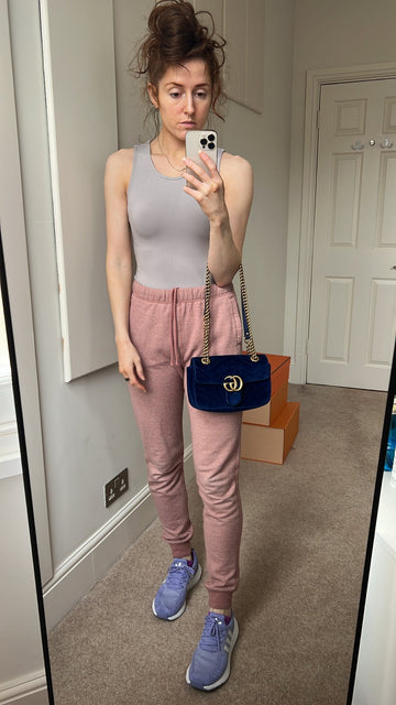 Gucci EC Blue Velvet Marmont Mini Shoulder Bag (RRP £1295)