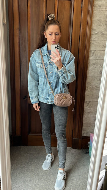 Gucci EC Dusty Pink Marmont Mini Shoulder Bag