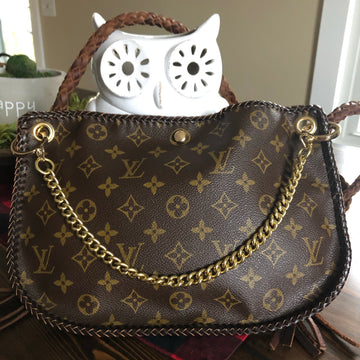 The Peacock -VS Monogram Hobo Crossbody - Gold Hardware