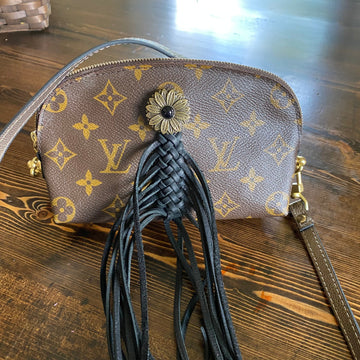 The Junco -CS Monogram in Black Crossbody Bag