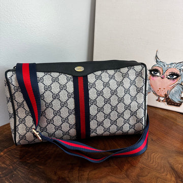 The Junco - NavyCS GG Shoulder/Crossbody Bag