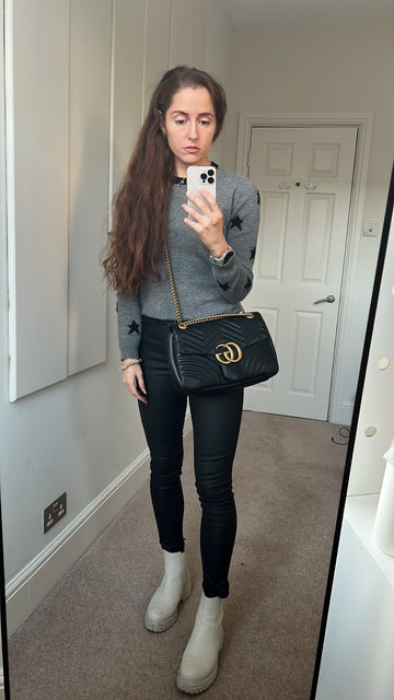 Gucci EC Black Marmont Medium Shoulder Bag (RRP £2,070)