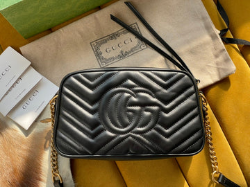 Gucci EC Marmont Small Matelasse Shoulder Bag