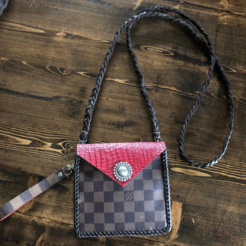The Hawk - RedVS Clutch/Wristlet/Crossbody Bag